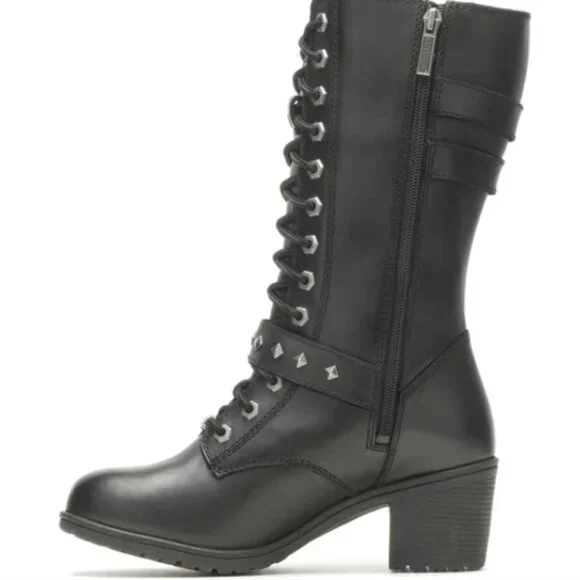 Harley-Davidson Women's Aldale Waterproof Leather Riding Boots - Picture 5 of 6